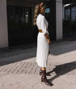 pleats dress