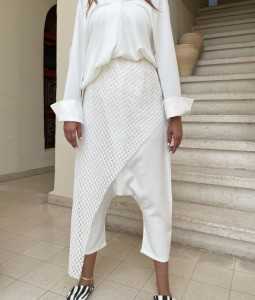 white sherwal
