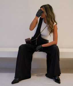 leather jumpsuit
